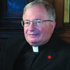 The Rev. Drew Christiansen, SJ, a Jesuit priest and visiting scholar at Boston College who has been a longtime adviser to the U.S. Catholic Bishops on international affairs and the Middle East. Photo courtesy Rev. Drew Christiansen