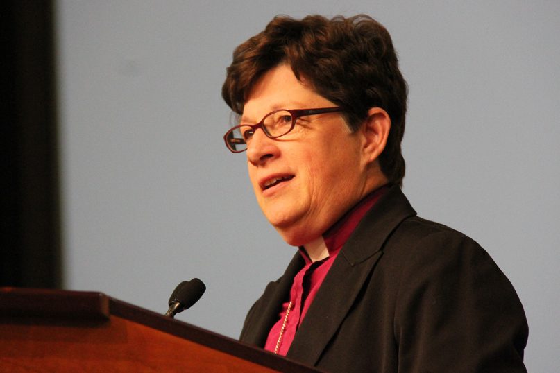 Elizabeth Eaton was elected presiding bishop of the Evangelical Lutheran Church in America.
