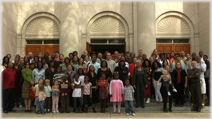 Photo of the congregation at First Grace United Methodist Church of New Orleans courtesy First Grace United Methodist Church of New Orleans.
