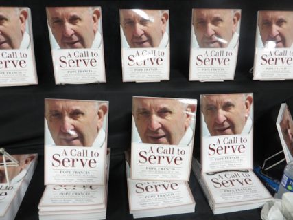 Books are at the heart of Catholic retailing, and Pope Francis could boost sales in that sector at the 17th annual trade show of the Catholic Marketing Network last week (Aug. 6-9) in Somerset, N.J. RNS photo by David Gibson.