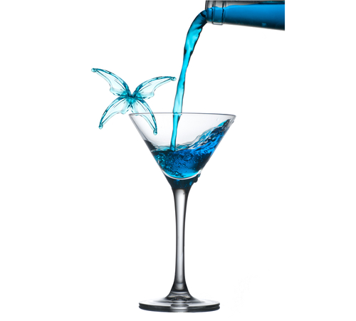 A cocktail with a splash, courtesy Shutterstock.