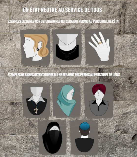 An image released by the Quebec government showing, top three, 