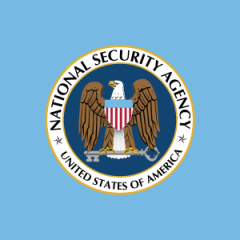 The flag of the National Security Agency, the seal used was created in September 1966. The flag itself has been in use since at least February 2001.