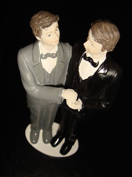 Indiana Gov. Mike Pence is expected to sign a bill that allows business owners to refuse same-sex wedding clients who want to buy goods such as this cake topper.