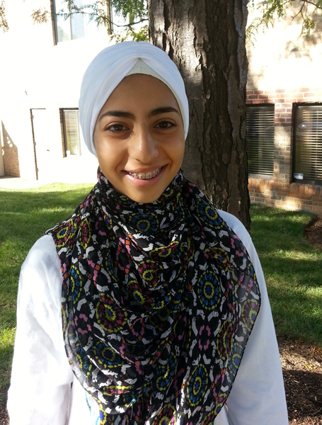 Hannah Shraim, a 14-year old sophomore at Northwest High School in Germantown, Md., will miss school on Tuesday (Oct. 15) to celebrate the Islamic holiday of Eid al-Adha, or the Feast of Sacrifice. Photo courtesy Hannah Shraim
