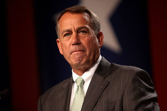 Speaker of the House John Boehner speaking at the Values Voter Summit in Washington, DC. in 2011.