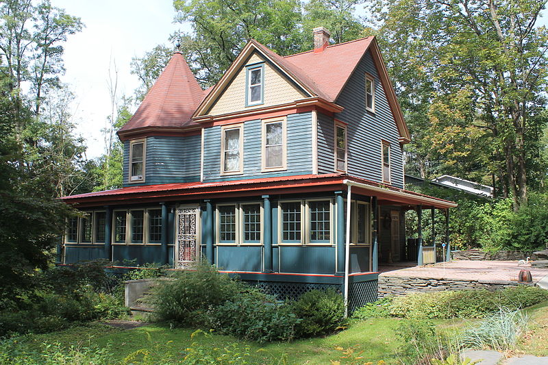 One of the houses in the Parsonage Road Historic District in New York.