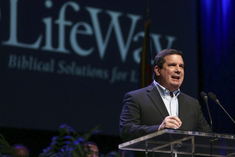 Thom Rainer, former president of Southern Baptist retailer LifeWay Christian Resources. Photo by Bill Bangham, courtesy of Baptist Press