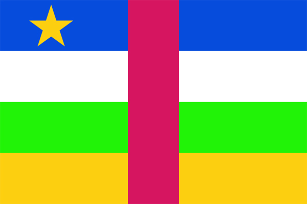 Central African Republic flag 