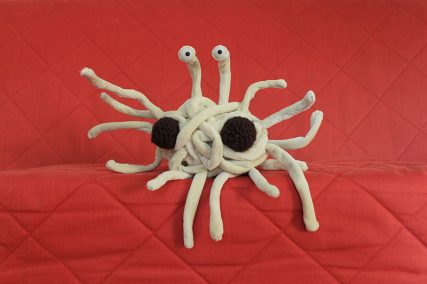 The Flying Spaghetti Monster was born in Kansas.
