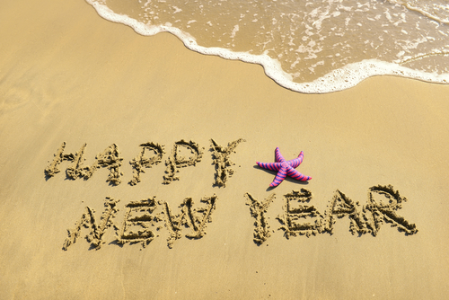 Happy New Year. Image courtesy of Asharkyu via Shutterstock