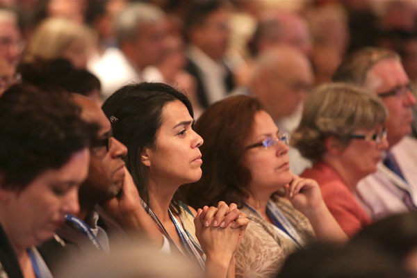 The Pacific Union Conference, which includes California and four other Western states, voted 79 percent to 21 percent at a special session on Aug. 19 to “approve ordinations to the gospel ministry without regard to gender.” Photo courtesy Pacific Union Recorder/Jim Paliungus 