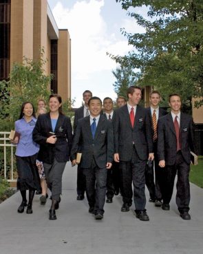 Missionaries at the Missionary Training Center in Provo, Utah. There are several training centers located worldwide. Photo courtesy The Church of Jesus Christ of Latter-day Saints
