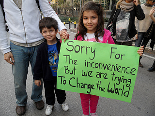 Protest - photo courtesy of Joelle Hatem via Flickr