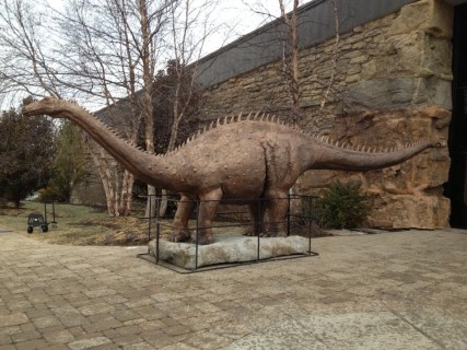 The bouncer at the front door of Kentucky's Creation Museum.