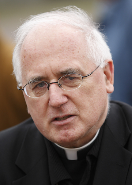 Archbishop Terrence Prendergast of Ottawa, Ontario, speaks during an interview in Turin, Italy, in this April 27, 2010, file photo. Photo by Paul Haring, courtesy of Catholic News Service