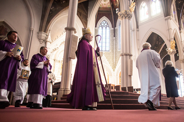 Cardinal Seán O'Malley presided at the Annual Rites of Election for the Archdiocese of Boston which was held at the Cathedral of the Holy Cross on Sunday (March 9). There was a record number in attendance at the two liturgies. Photo by George Martell - Pilot New Media, 
