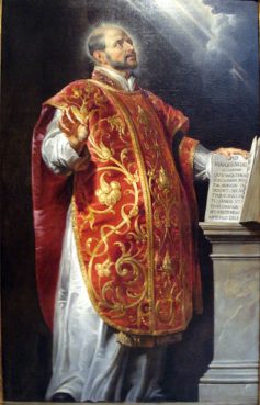 Saint Ignatius of Loyola painting (1610-1612).
