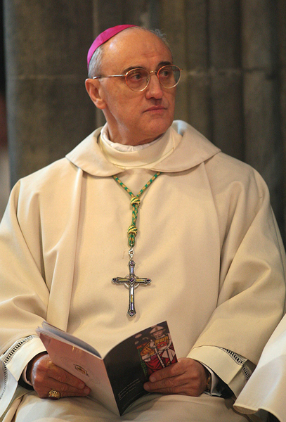Pope Benedict XVI named Archbishop Giuseppe Lazzarotto, the former nuncio to Australia, to be the new nuncio to Israel and apostolic delegate in Jerusalem and the Palestinian territories. Archbishop Lazzarotto is pictured in a 2007 photo. Photo by Patrick Browne Jr., Irish Catholic, courtesy of Catholic News Service