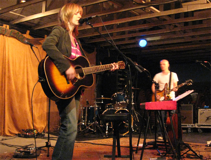 Derek Webb and Sandra McCracken perform at The Grey Eagle in Asheville, N.C., in 2007.