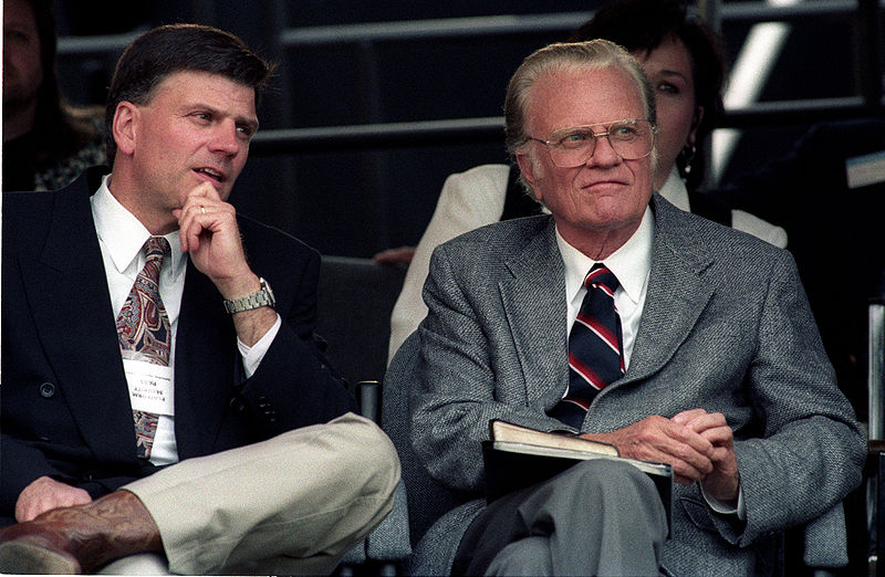 Franklin and Billy Graham, 1994
