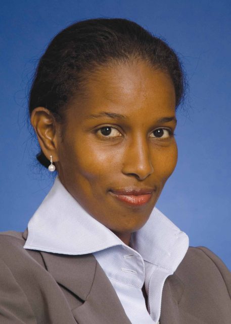 Ayaan Hirsi Ali, photographed at the Neo-conservative American Enterprise Institute.