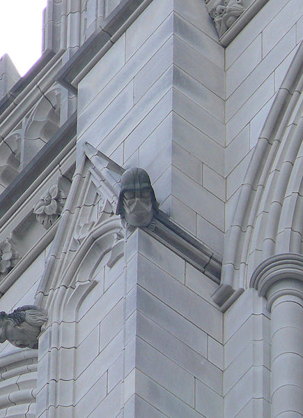 Yes, there is a Darth Vader gargoyle on the National Cathedral.