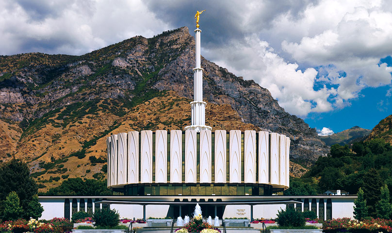 Mormon temple in Provo, Utah. Photo courtesy of the Church of Jesus Christ of Latter-day Saints