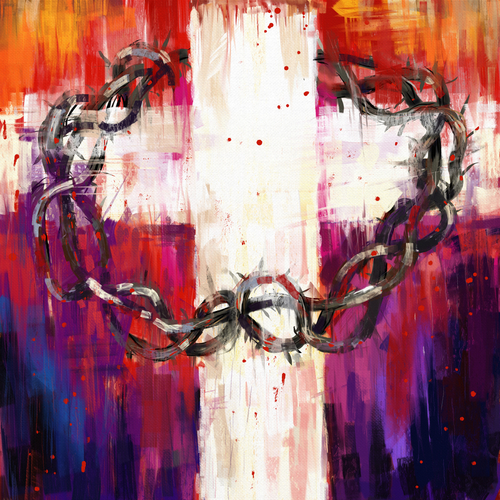 Crown of Thorns digital painting by modera 761101 via Shutterstock