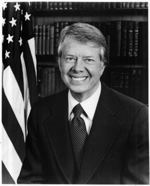 (1989) President Jimmy Carter's official portrait. Religion News Service file photo