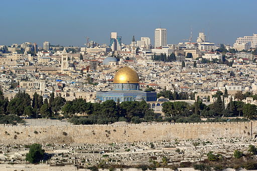 A view of Jerusalem.