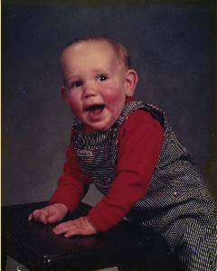 Eyal Sherman as toddler. Photo courtesy of Charles S. Sherman