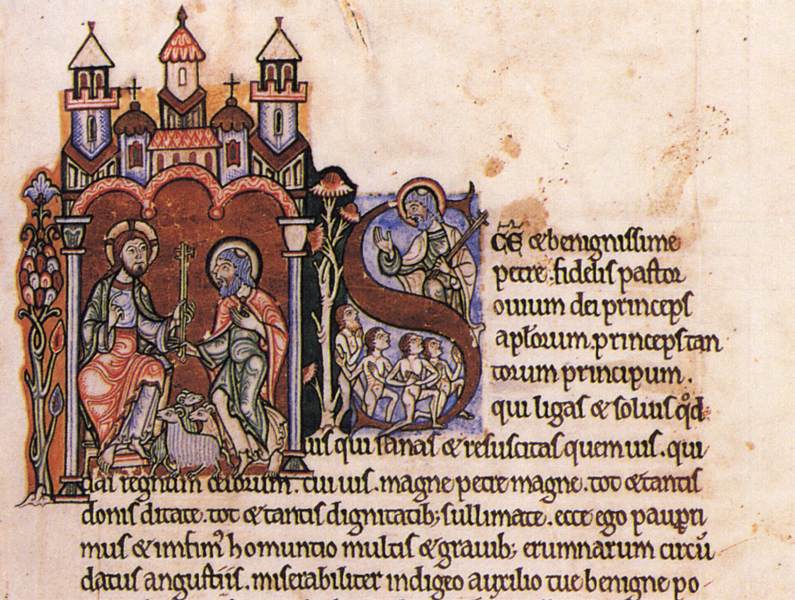 12th-century manuscript of the Meditations of St. Anselm