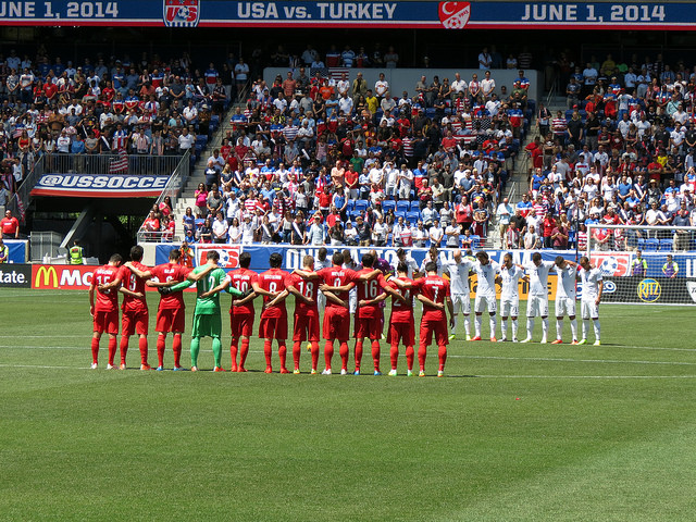 US Men's National Team plays Turkey, June 1, 2014 | Photo by goddam via Flickr (http://bit.ly/1qjstQs)
