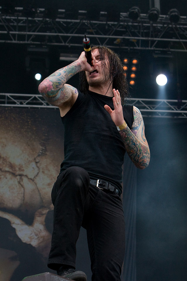 Tim Lambesis of As I Lay Dying. Photo by Matthias Bauer, via Wikimedia Commons.