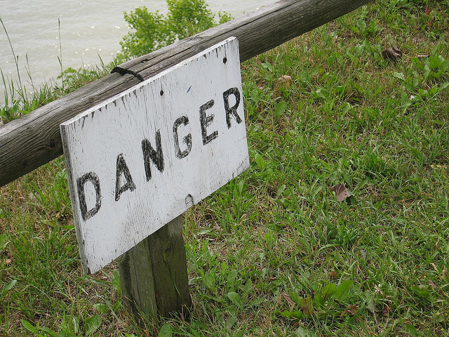Danger - photo courtesy of Sweetsop via flickr