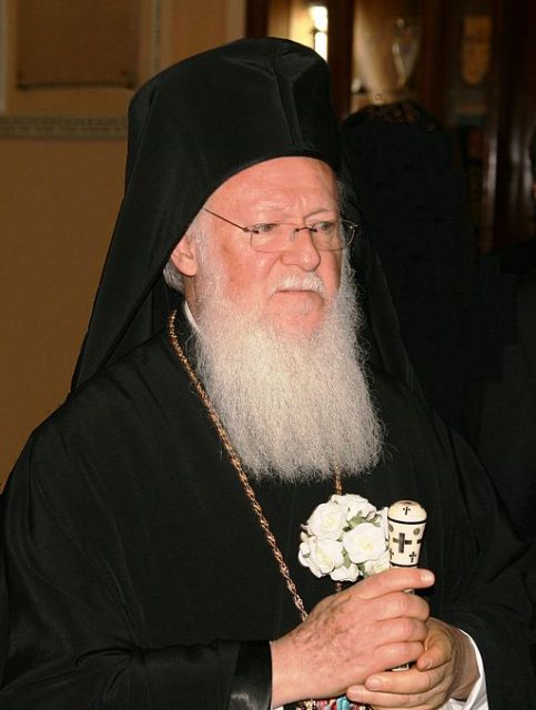 Ecumenical Patriarch Bartholomew of Constantinople.