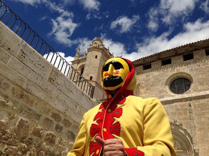 During El Colacho, usually celebrated during Corpus Christi, men clad in yellow jump over infants to rid them of original sin.