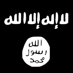 The Islamic State in Iraq and Syria's flag incorporates the shahada and the seal of Muhammad in its design.