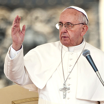 Pope Francis linked war and capitalism together in remarks made to La Vanguardia in June 2014. Creative Commons image by Catholic Church England and Wales