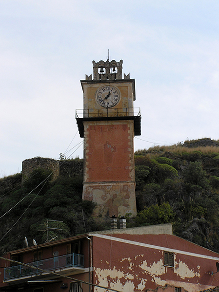Cassano all'Ionio's clocktower is a distinctive feature of the town, which is among the poorest regions in Italy and is the site of Pope Francis' June 21 visit.