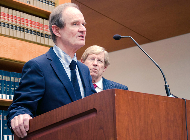David Boies, left, and Ted Olson, of the American Foundation for Equal Rights, were part of the legal team that challenged Virginia's ban on gay marriage. The duo also successfully challenged California’s Proposition 8 ballot proposal and constitutional amendment.