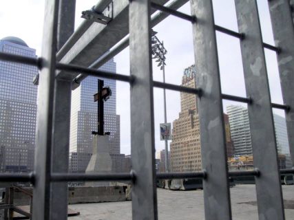 The World Trade Center cross, also known as the Ground Zero cross, is a group of steel beams found amidst the debris of the World Trade Center following the September 11, 2001 terrorist attacks.
