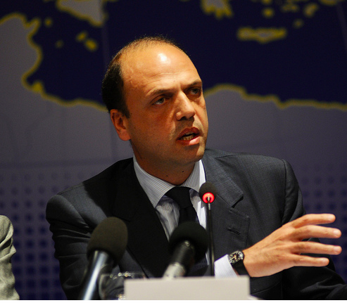 Italy's Interior Minister Angelino Alfano at the EPP Study Days in Palermo in 2011.
