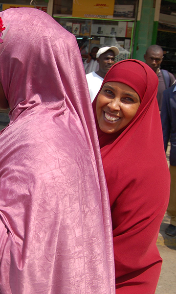 An African Muslim woman wearing an hijab. RNS photo by Fredrick Nzwili​