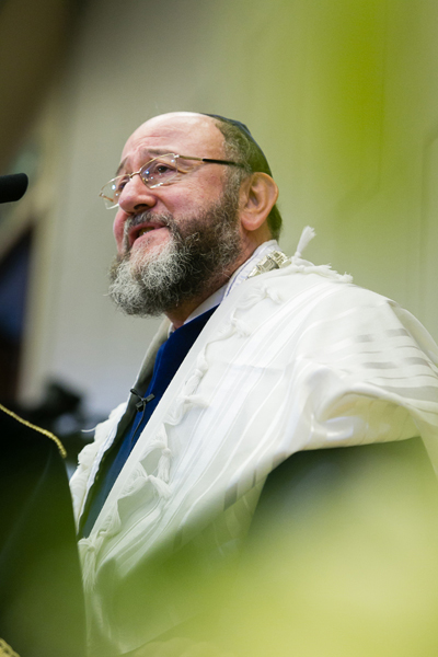 Chief Rabbi Ephraim Mirvis, a strong supporter of Israel who has been chief rabbi of the United Hebrew Congregations of the Commonwealth for nearly one year.