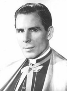 Bishop Fulton Sheen, in a publicity photograph for 