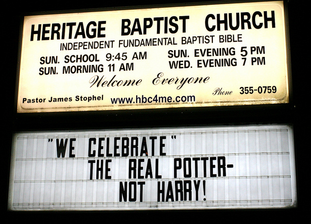 Heritage Baptist Church, August 2011 | Photo by brent_nashville via Flickr (http://bit.ly/1ChGlOm)