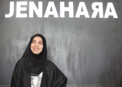 (RNS) Indonesian fashion designer Jenahara aims to give Muslim women clothing options that are both modest and stylish. Photo by Kevin Eckstrom.