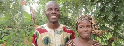 Moise Mamy, pictured with his wife, Nowei, was killed along with seven other missionaries, by villagers in southern Guinea.